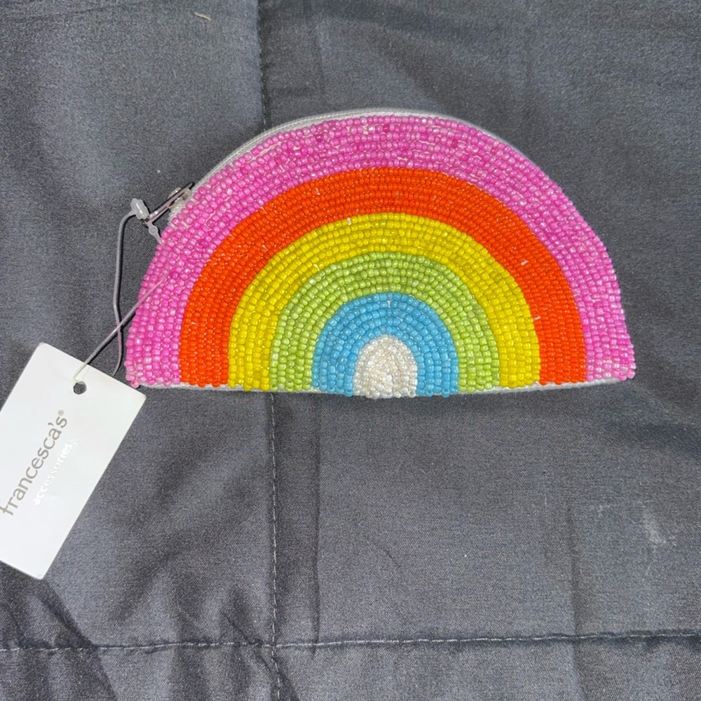 Rainbow coin purse